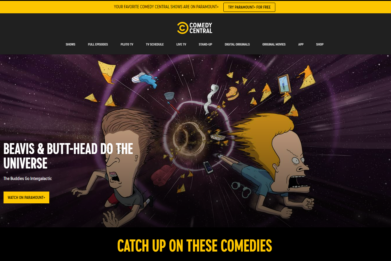 Comedy Central Website