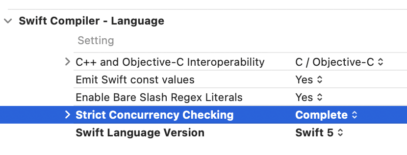 Complete Strict Concurrency Checking